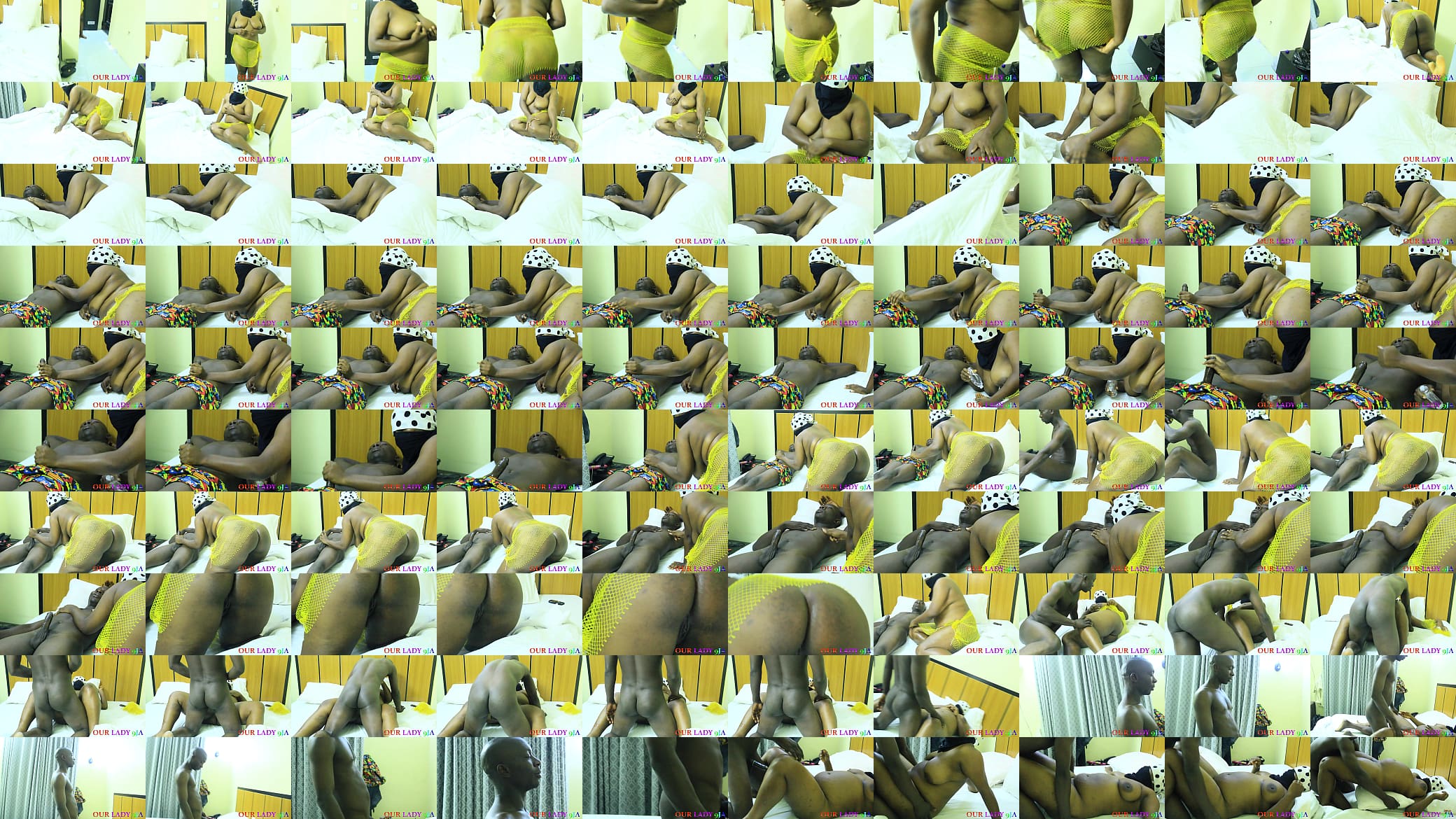Big Black ass Black Candy&quot; got banged Hardcore and Puss Eaten In Yellow Fish Net 预览图