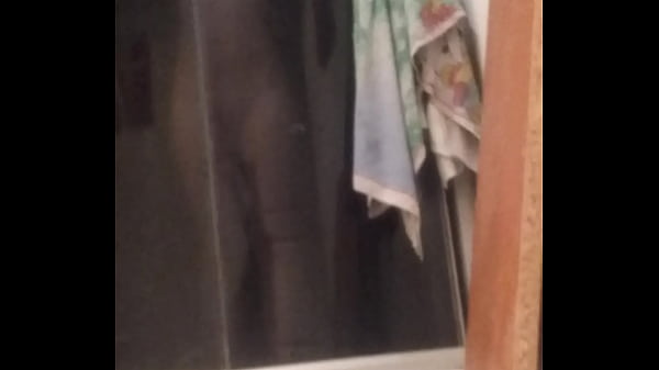 Sexy teen blonde in shower by spycam