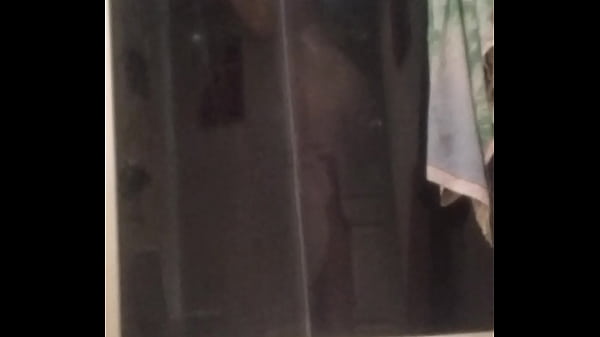 Sexy teen blonde in shower by spycam