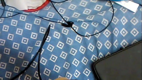 Jerking off with the neighbor's panties and put...