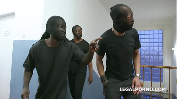 Masked Looters Vs Nicole Black Balls Deep Anal, Manhandle, Gapes, Facial GIO1323
