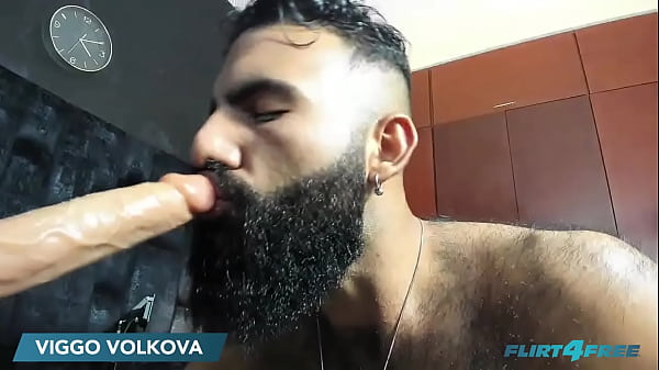 Flirt4Free - Viggo Volkova - Bushy Adonis Strip...