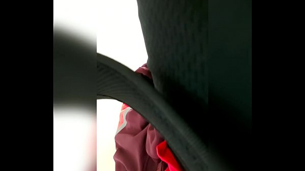 Rubbing and tickling my balls with masturbation