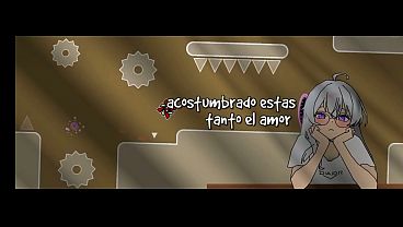 Jugando un nivel random de gd :v