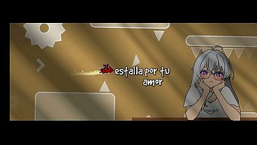 Playing a random level of GD :v