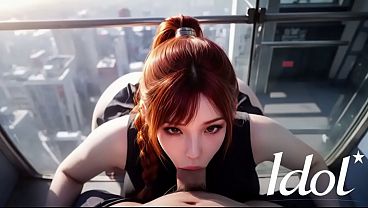 Every man's dream is to fuck such a slut in a high-rise building with a panoramic view [AI]