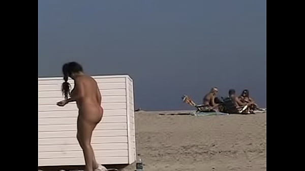 Download Video - Exhibitionist Wife 19 - Anjelica teasing random voyeurs at a public beach by flashing her shaved cunt&excl;