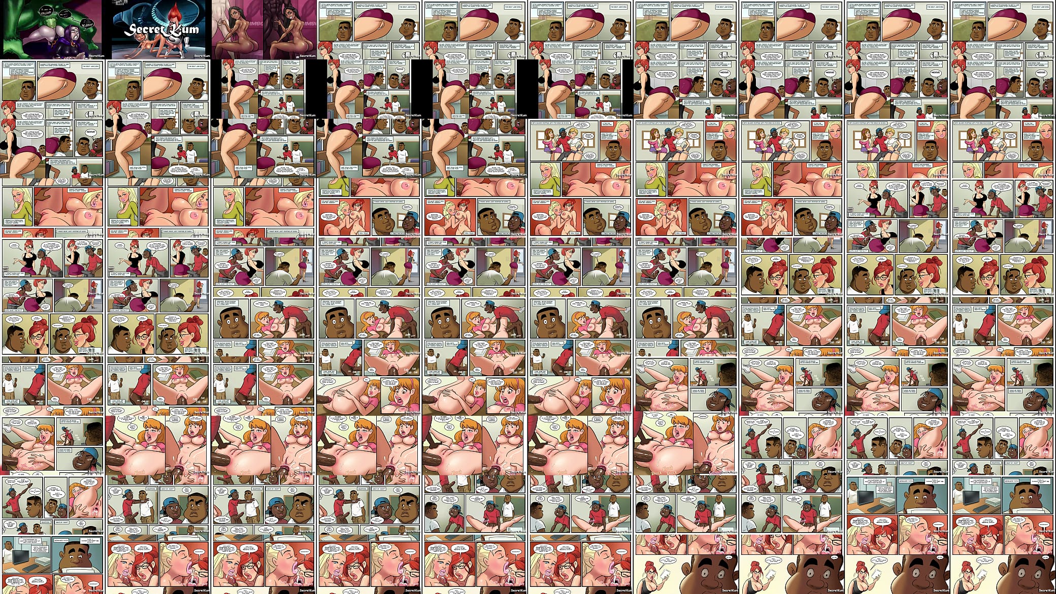Hot For Ms. Cross Ch. 3 ep.1 - White sluts and BBC. 预览图
