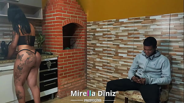 Renata Frazão recebeu seu fã na Produtora pra t...