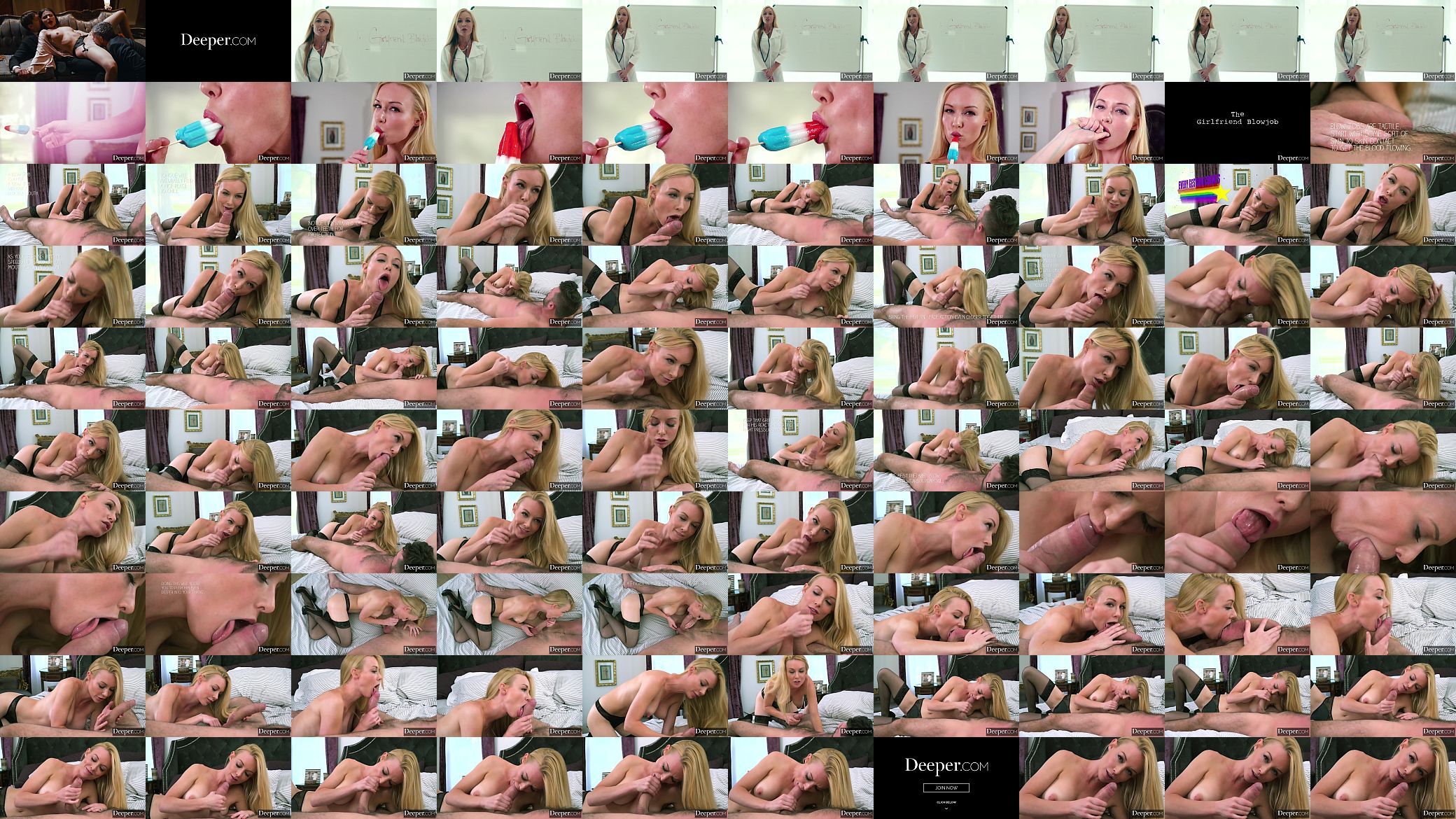 Deeper. Kayden Kross Shows the Perfect Blowjob 预览图