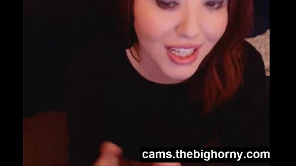 Big Tits Redhead Babe Rides her Dildo