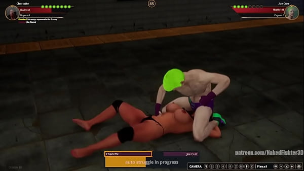 Charlotte VS Joe Curr (Naked Fighter 3D)