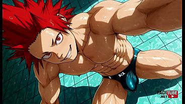 Boku No Hero Yaoi - Kirishima Pic Collection - Anime Manga Asian JApanese GAme Gay Porn