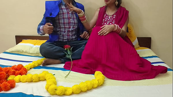 First Night of a newly married desi beautiful girl with addicted husband