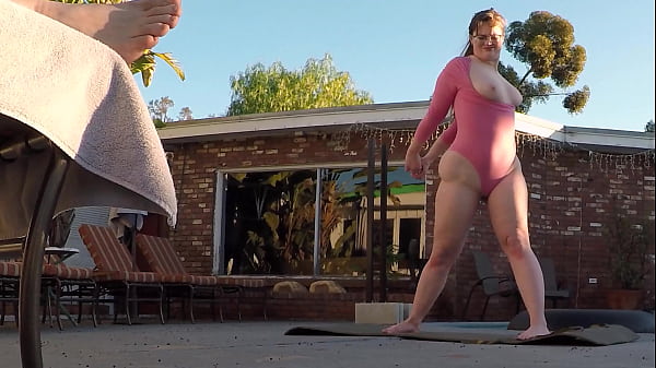 Gigi Breeze can't get through a yoga session without stopping for a cock break