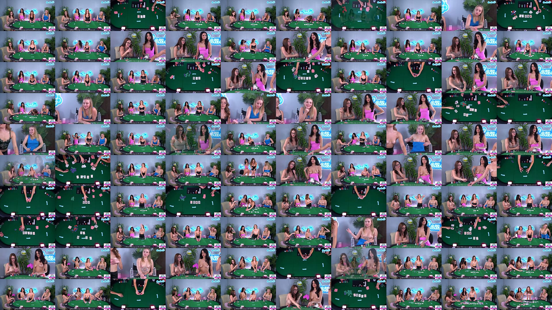 Camsoda - Four Hot Girls Have Wild Time Playing Strip Poker 预览图