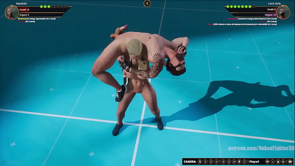 Nezakah VS Lord Jerle (Naked Fighter 3D)