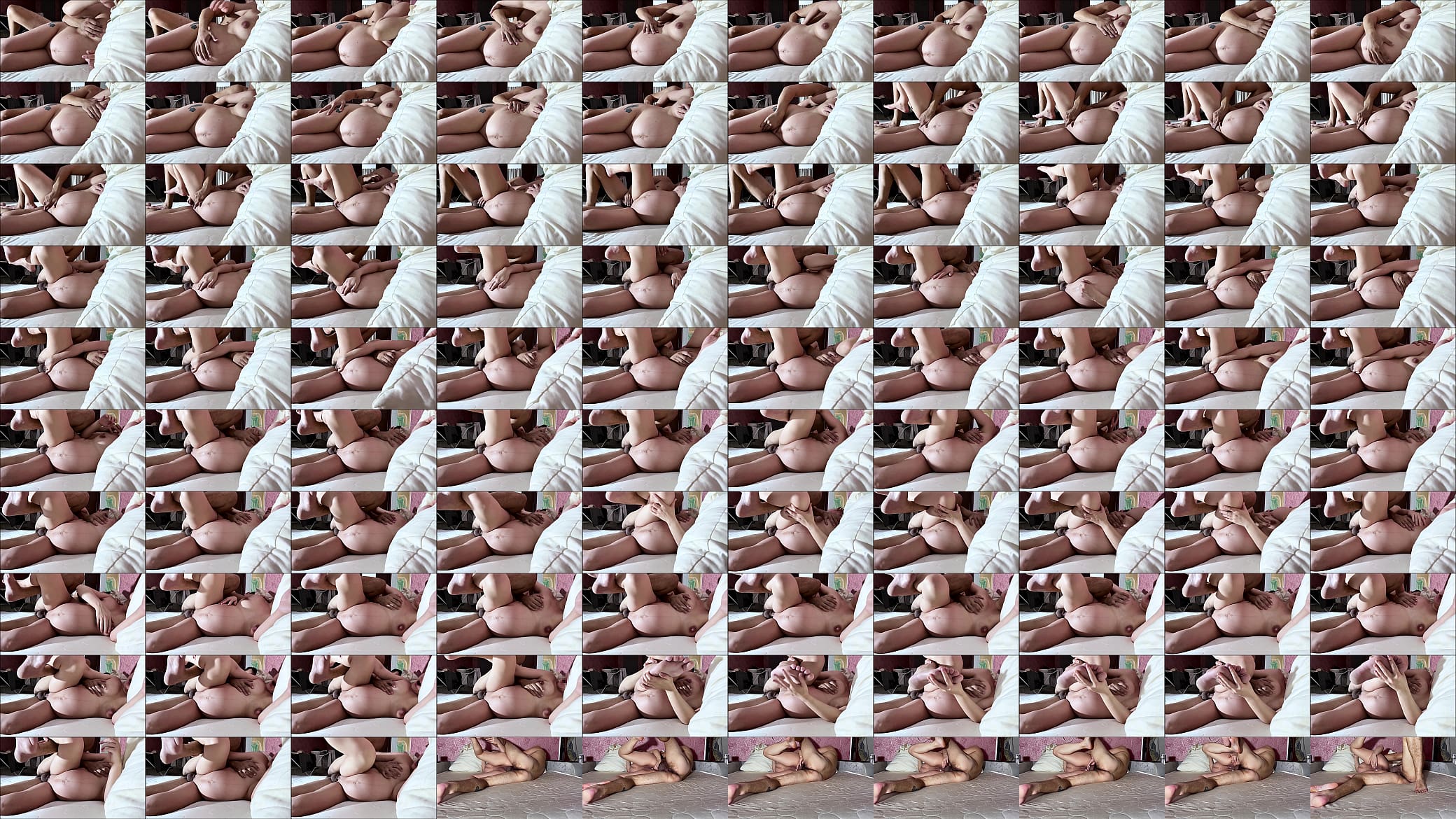 (40 weeks   3 days) Big pregnant last fuck before giving birth. Creampie orgasm 预览图