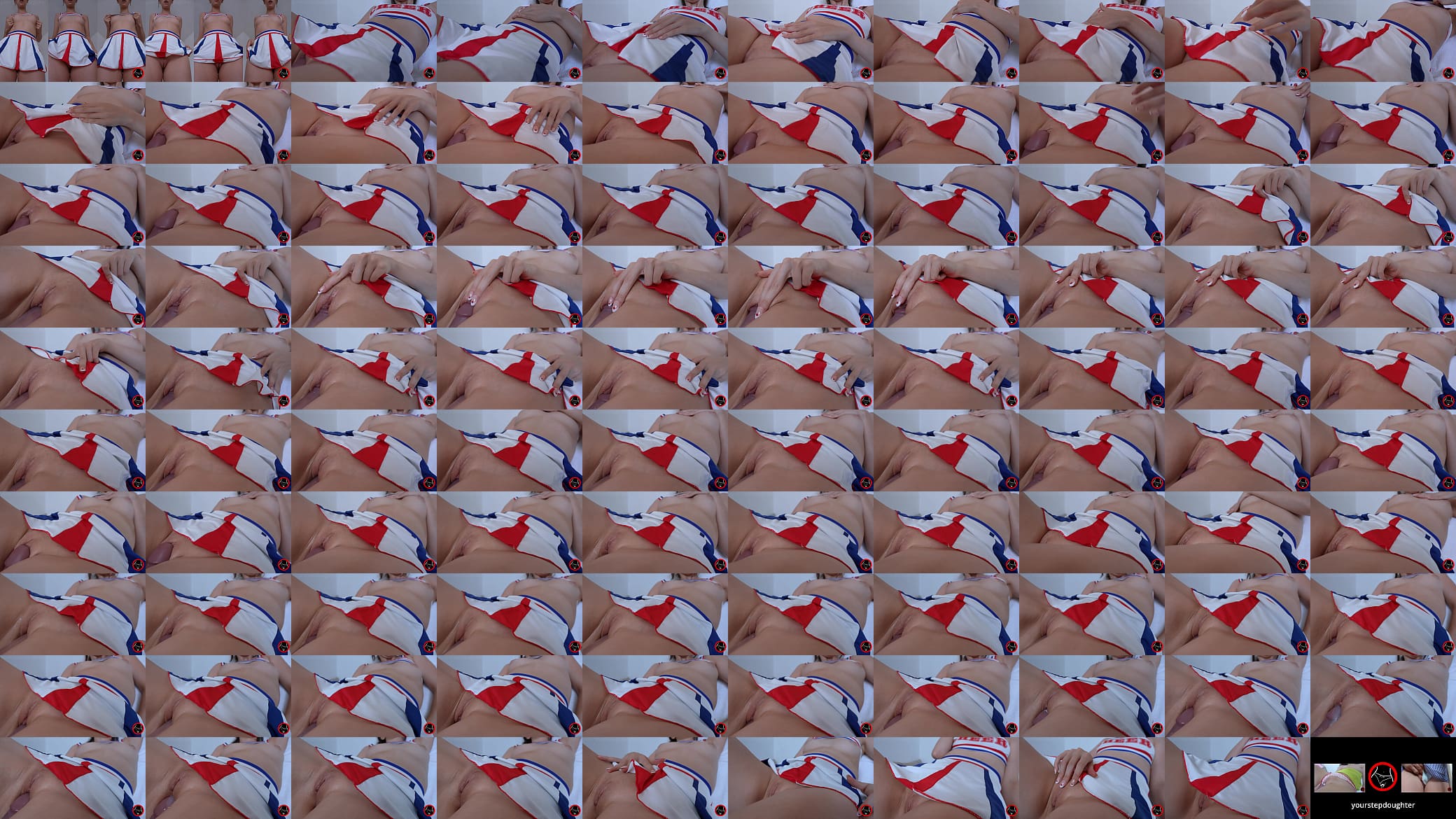 SCOOL day 3: rub cheerleader pussy and cum inside yo 预览图
