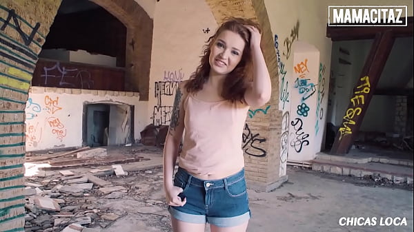 MAMACITAZ - (Shelley Bliss, Juan Lucho) - Small Tits Curly Hair Teen Risky Sex In Abandoned Building