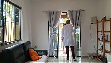 The blind woman went to the gynecologist appointment.