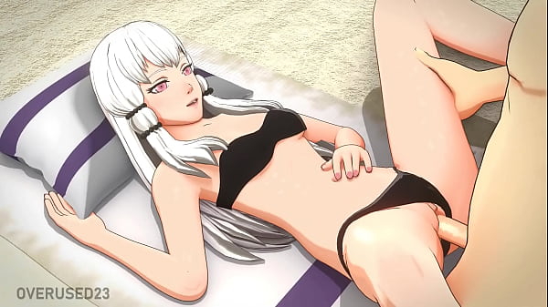 Lysithea having sex on the beach (Fire Emblem)