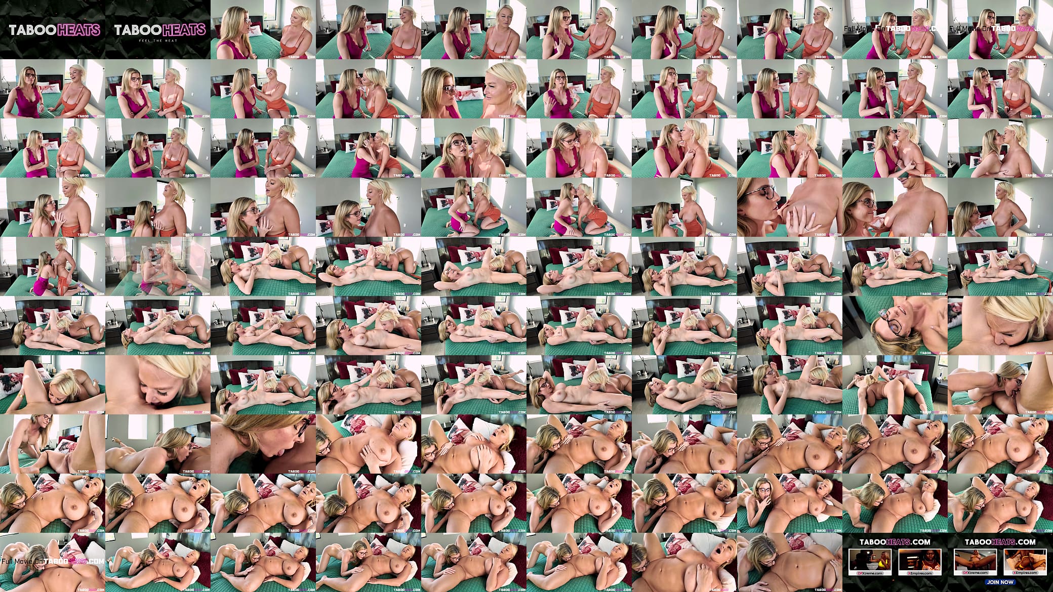 Real Step Sisters Kissing and Licking 预览图