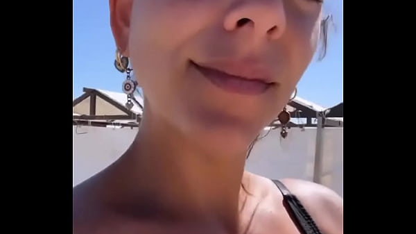 Belen Lucius showing off her tits