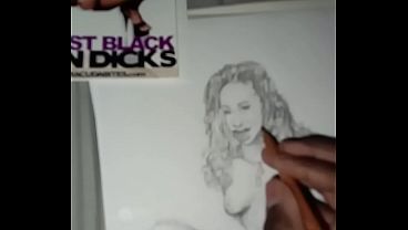 Myself as an African American returning to see who remembers me as an amateur fine artist and sketching things that remind a person of big black dicks while celebrating Black History Month 3