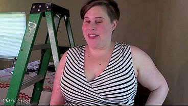 Clara Crisp is Stuck! Naked & Helpless in the Ladder