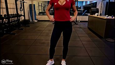 Latina Trainer Can't Resist Her Favorite Client (AI generated)