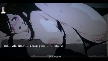 2D Hentai Game - Hentai Girl with big tits and glasses milk you dry   bonus scene