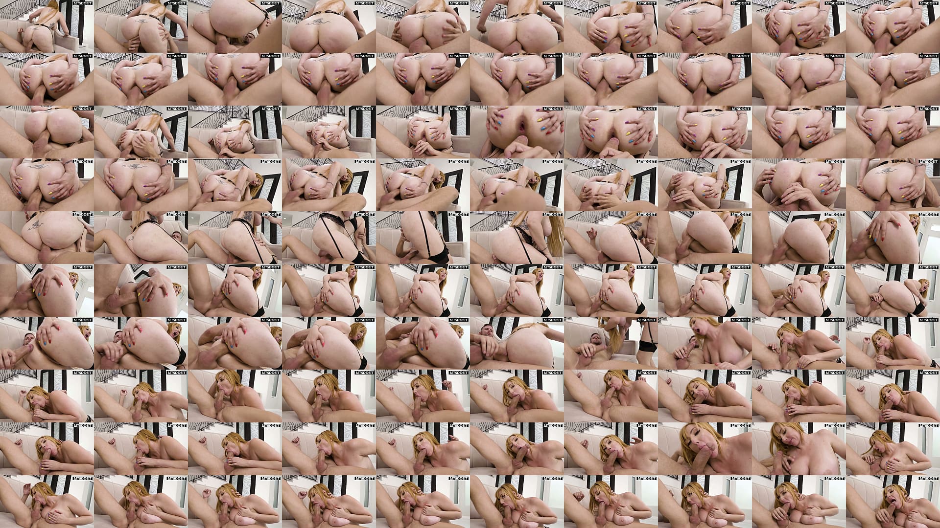 Curvy Tattooed Redhead Lauren Phillips Fucked Deep in Anal Doggy, Sloppy Blowjob, Cum All Over Her Big Tits 预览图