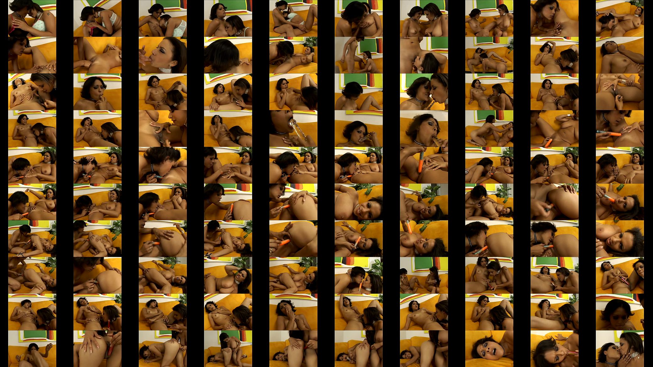 Black girl gets pussy fucked with big glass dildo by sexy ebony bitch 预览图