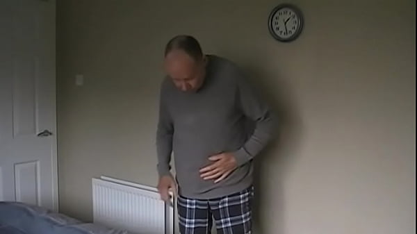 Naked and showing my cock.