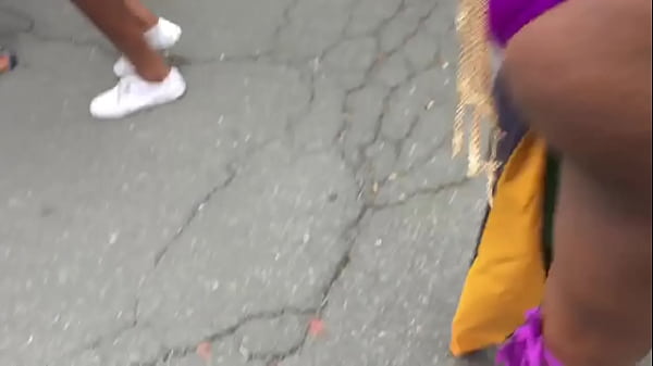 Naked walk with Caribbean