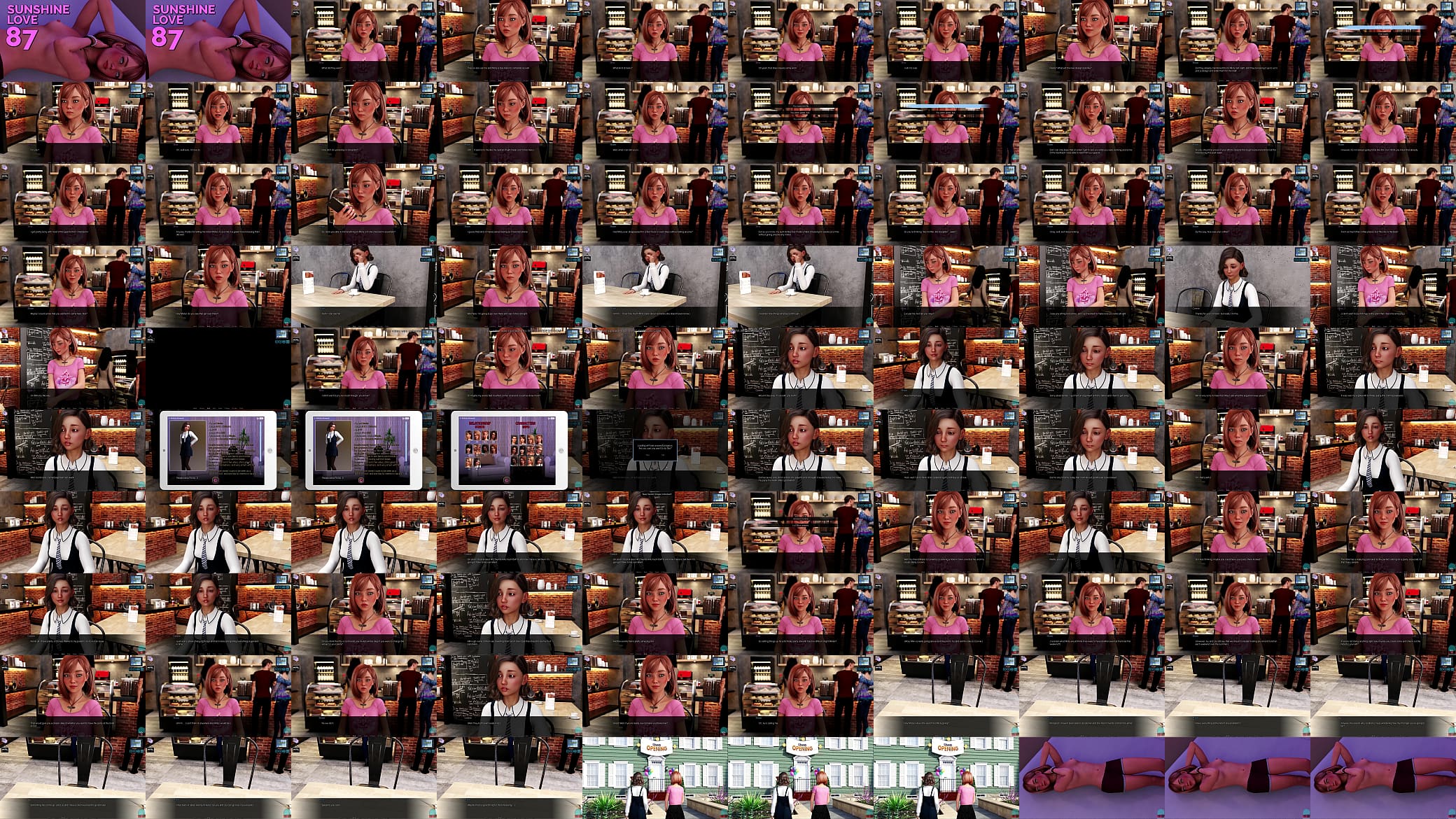SUNSHINE LOVE v0.50 #87 - At the coffee shop with two petites 预览图