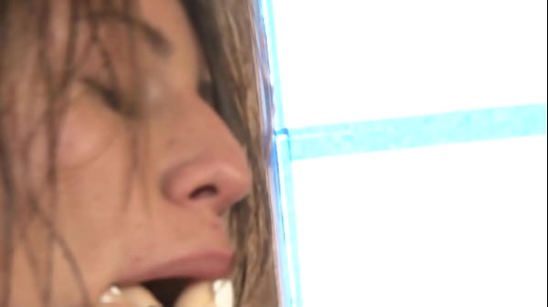 He asked her to bend over so he could test her agility but she soon found his cock in her...