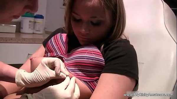 Young sexy blonde girl gets horny