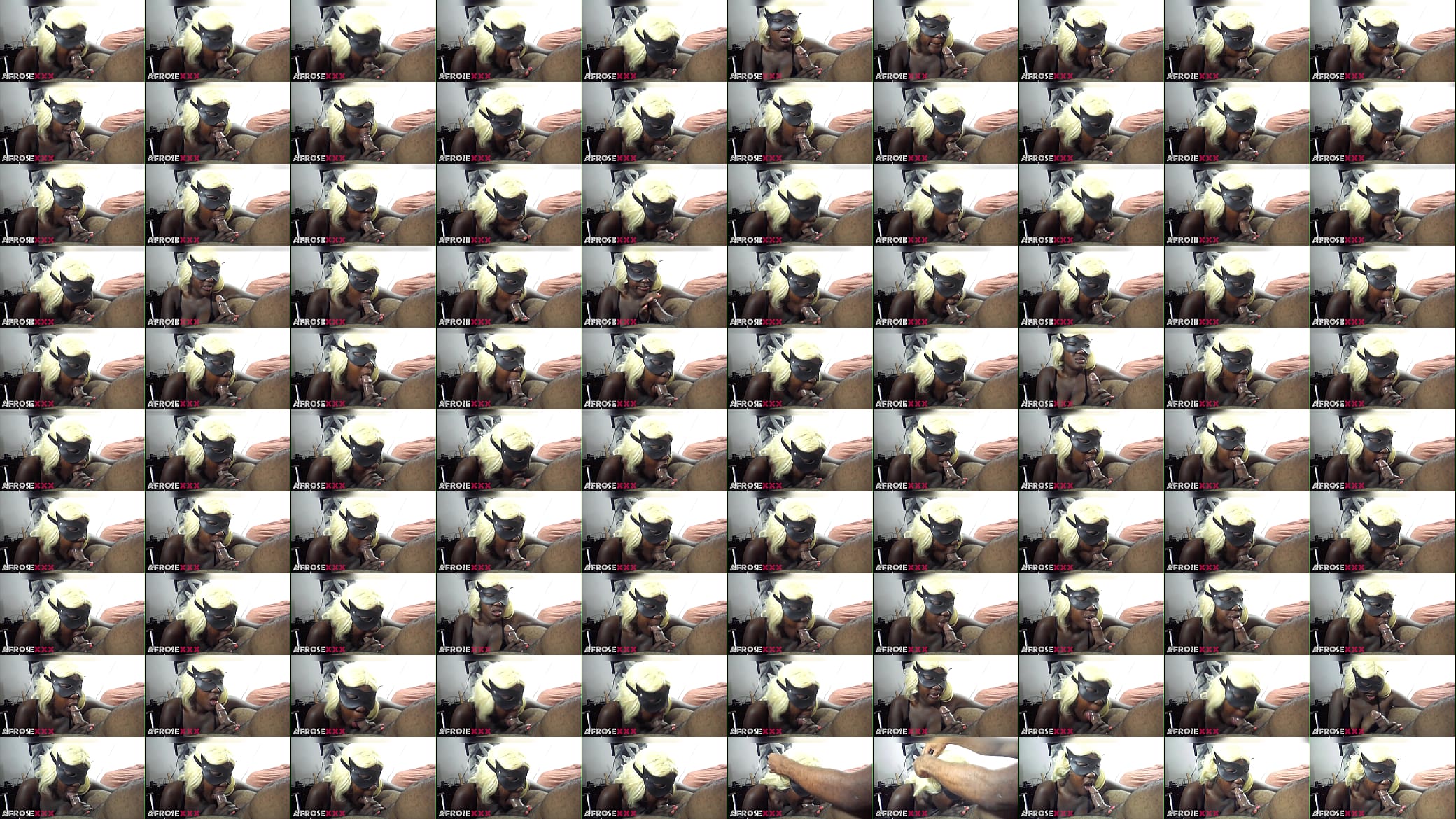 Ebony giving blowjob for more than 3h long breaking the world record part 4 预览图