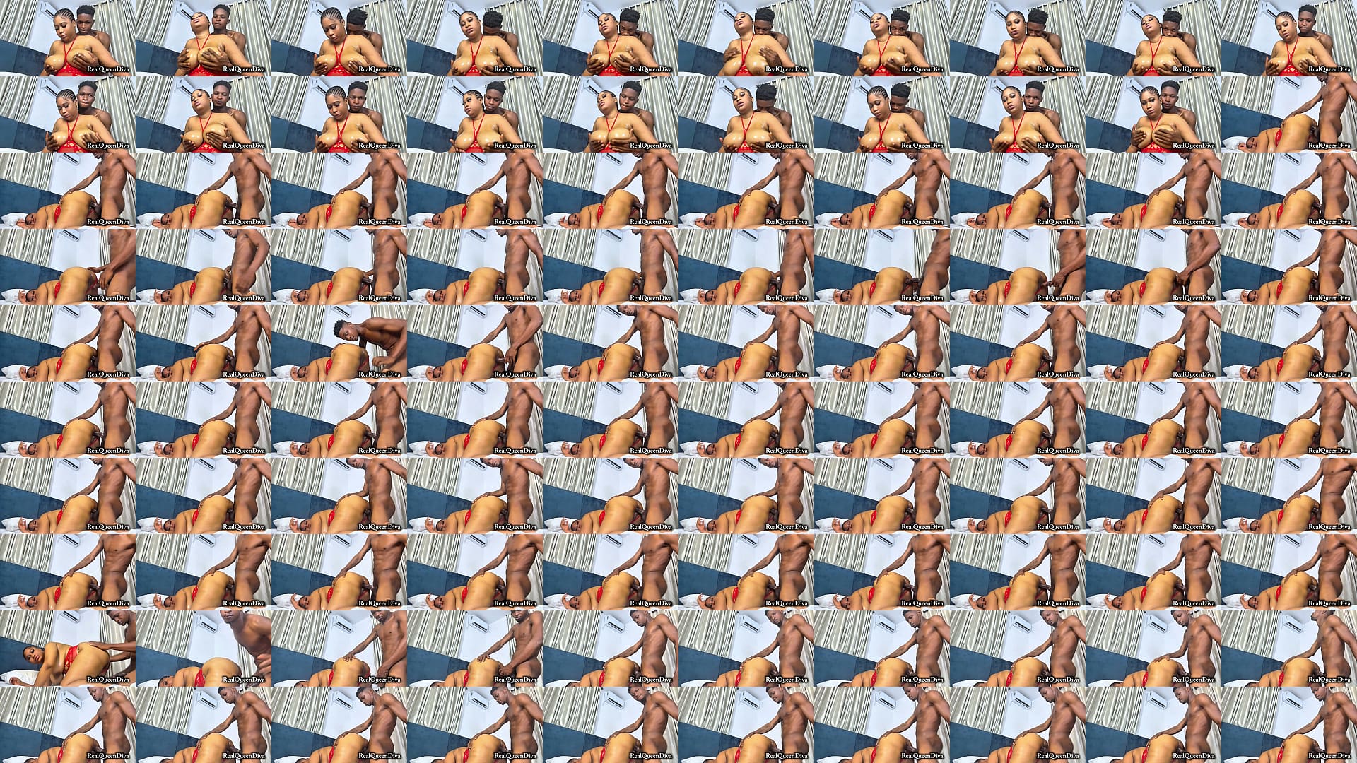 Hit me hard daddy...Ebony slut screams 预览图