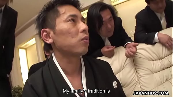 Asian wife shared by a group of horny men