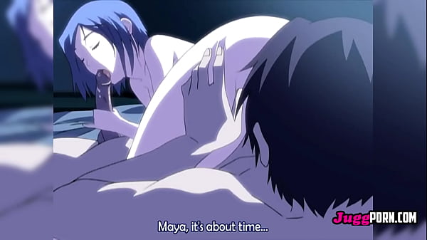 Download Video - Shy blue-haired girl gets fucked at the resort by her best friend's cock - UNCENSORED HENTAI