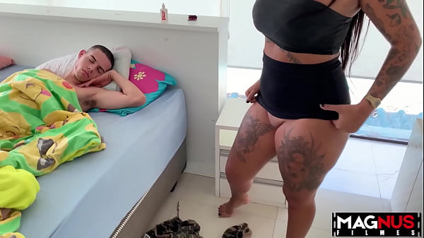 I woke up to her sucking my dick