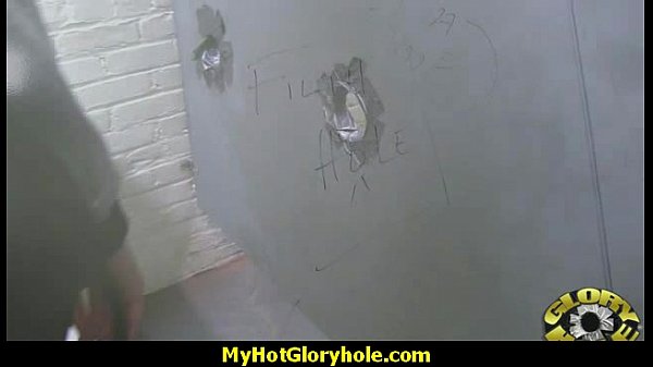 Hottie sucks and fucks black cock for cusmhot at gloryhole 3