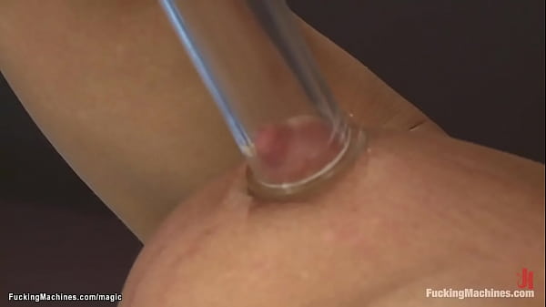 Big tits MILF dp machine pounded