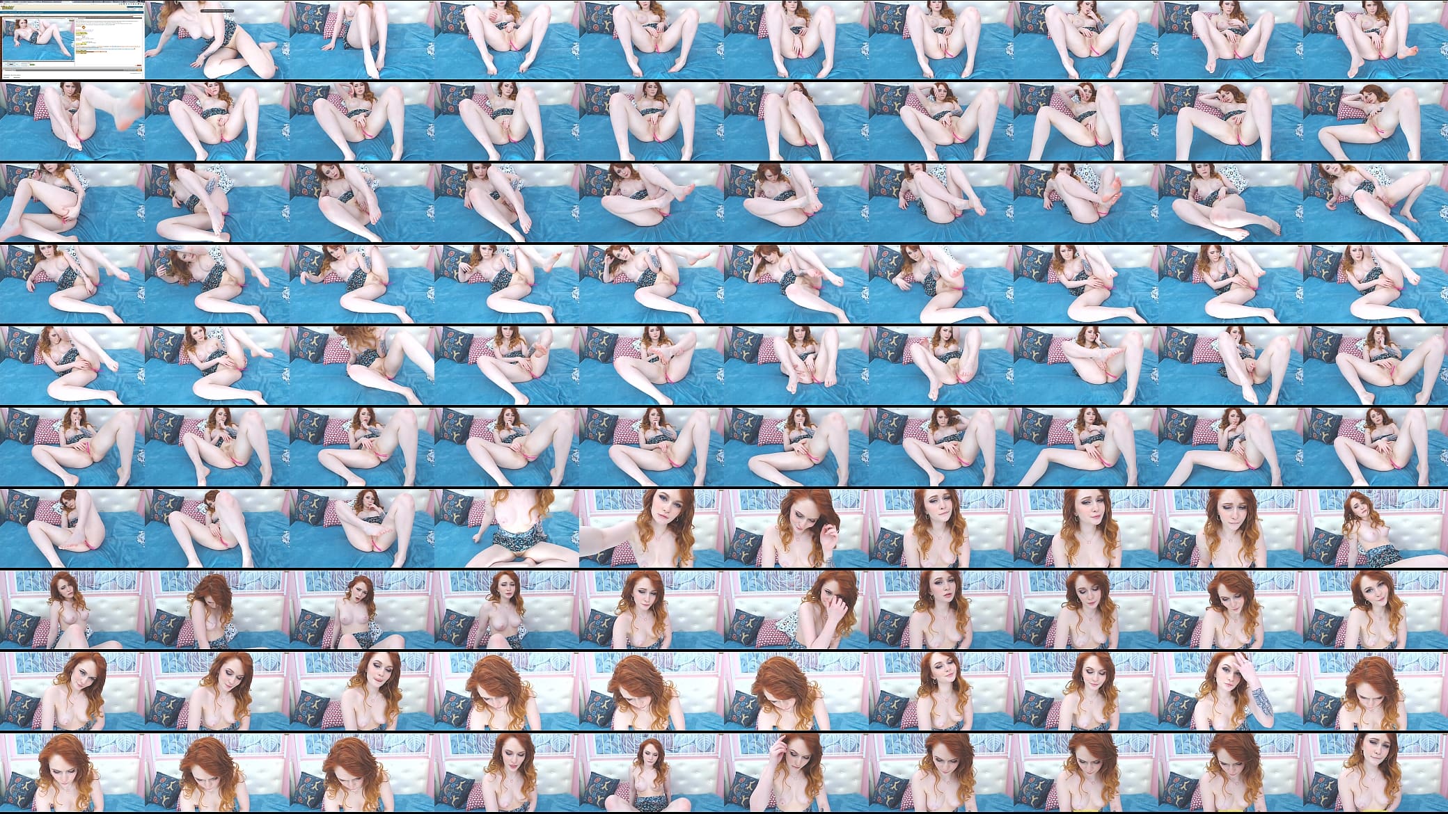 Hot redhead fun with vibration - More on 666sexcam.com 预览图