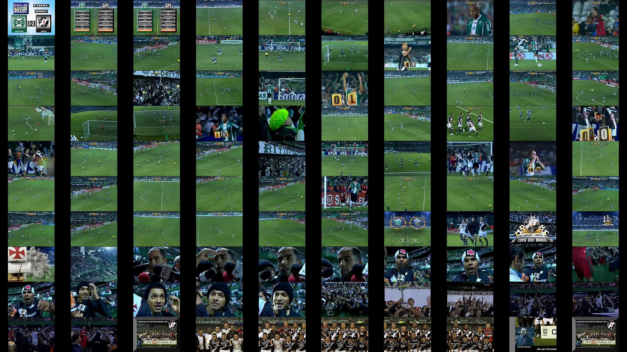Coritiba x vasco - final da copa do brasil 2011 ( volta ) 预览图