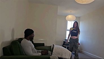 Olivia Takes Shadow's Bbc Deep On The Kitchen Counter!