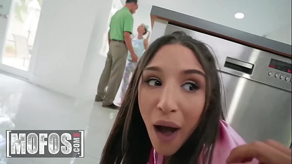 Download Video - Girls &lpar;Abella Danger&comma; Kenzie Reeves&rpar; Sneak In &lpar;Tyler Steel&rpar; Take Turns Riding His Cock - Mofos